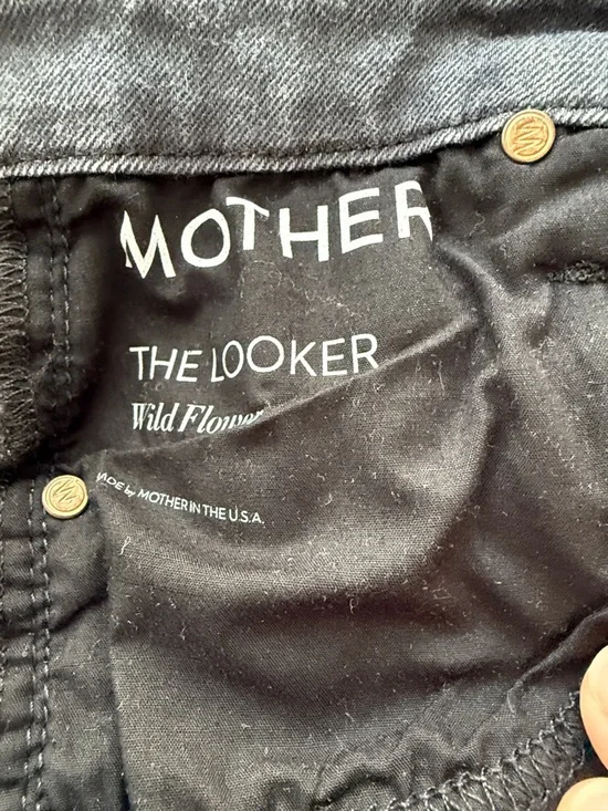 MOTHER The Looker Wild Flower Jeans Sz 27 - Picture 3 of 5